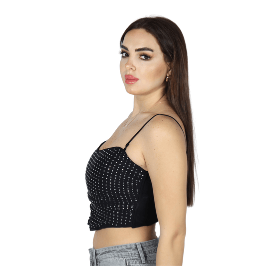 AMISU Womens Tops AMISU - Hotfix Cowl Cami Top