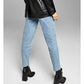 AND NOW THIS Womens Bottoms XS / Blue AND NOW THIS - Front-Seam Barrel Jeans