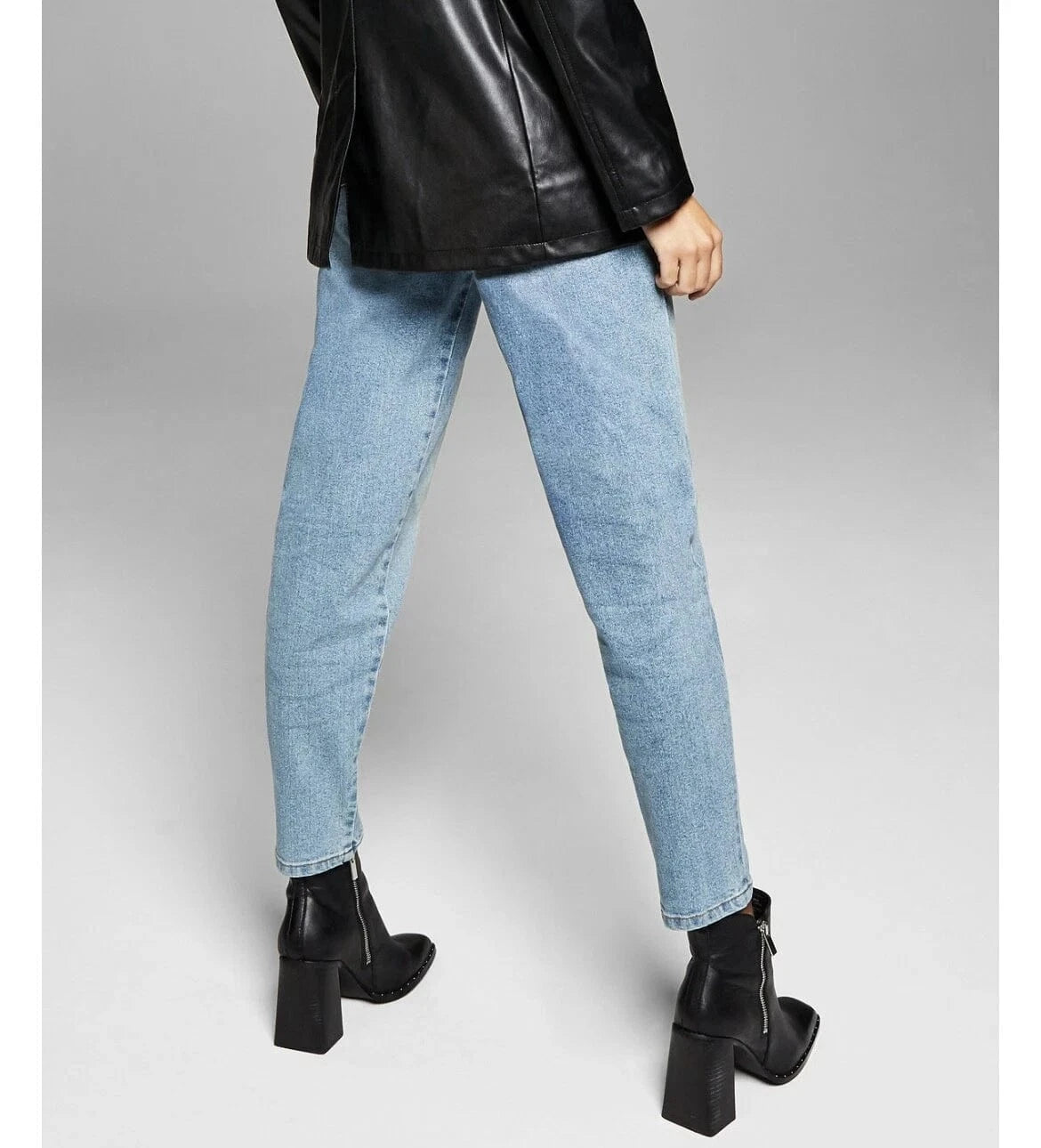 AND NOW THIS Womens Bottoms XS / Blue AND NOW THIS - Front-Seam Barrel Jeans