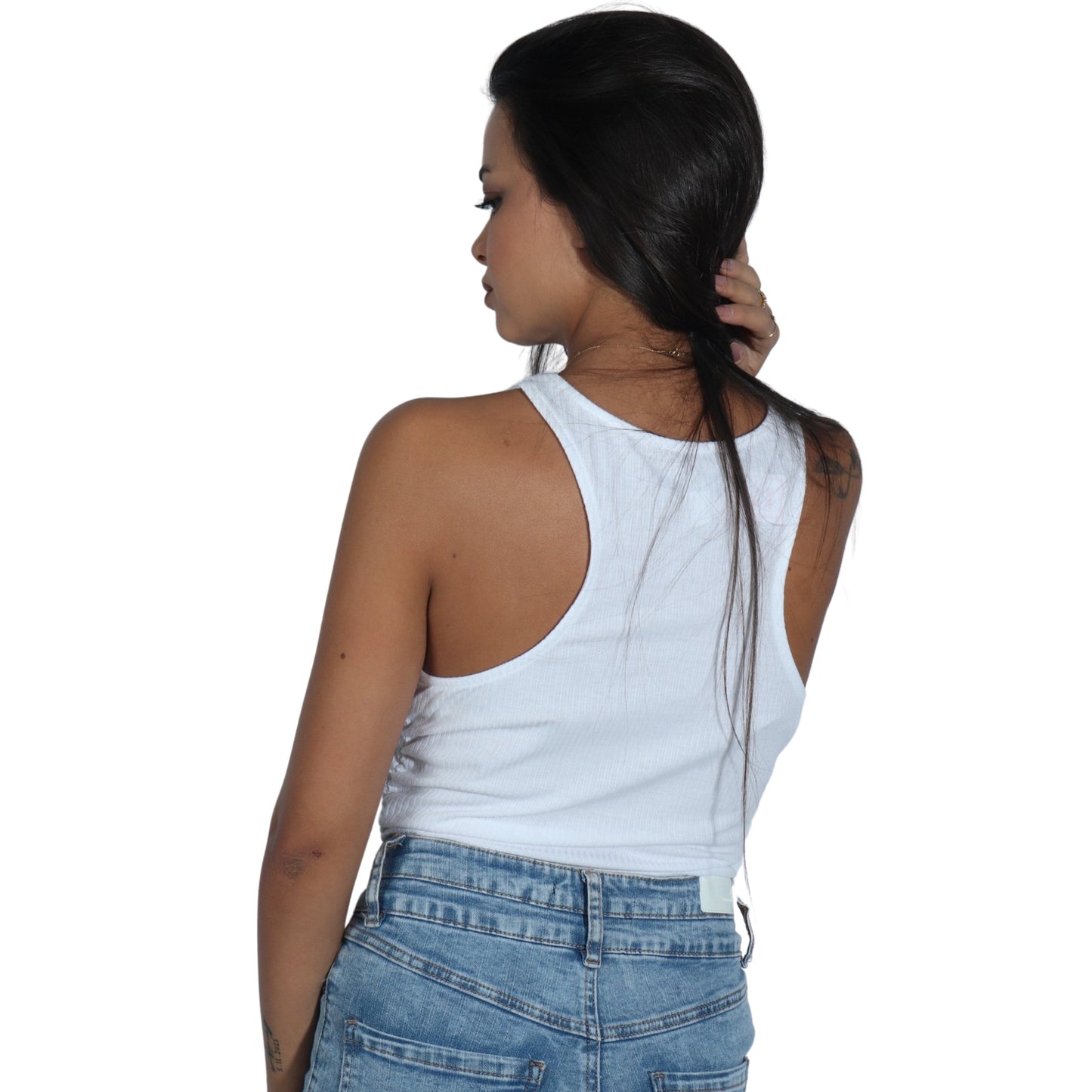 AND NOW THIS Womens Tops M / White AND NOW THIS - Simple Tank Top