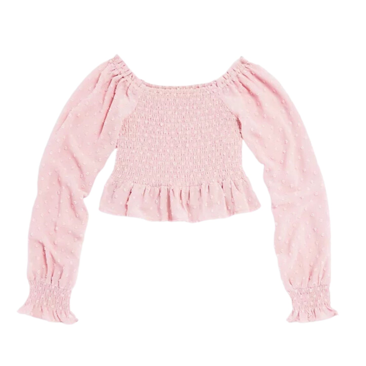 AQUA Baby Girl XXS / Pink AQUA - Baby - Smocked Blouse