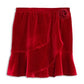 AQUA Girls Bottoms S / Red AQUA - Kids - Velvet Rosette Skirt