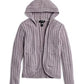 AQUA Girls Jackets L / Light Purple AQUA - KIDS - Chenille Hooded Cardigan