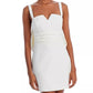 AQUA Womens Dress S / White AQUA - Bow Back Short Dress