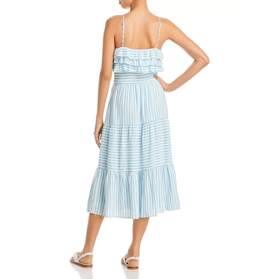 AQUA Womens Dress L / Multi-Color AQUA - Daytime MIDI Sundress