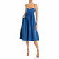 AQUA Womens Dress S / Blue AQUA - Havana Linen Blend Boho Sundress