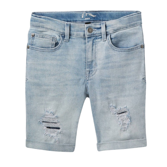 ART CLASS Boys Bottoms L / Blue ART CLASS - Kids- Destructed Jean Shorts