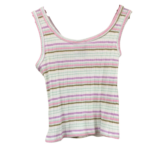 ART CLASS Girls Tops XL / Multi-Color ART CLASS - Buttons Sleeveless Tank Top