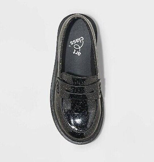 ART CLASS Kids Shoes 31 / Black ART CLASS - Kids - Celia Glitter Slip-On Loafers