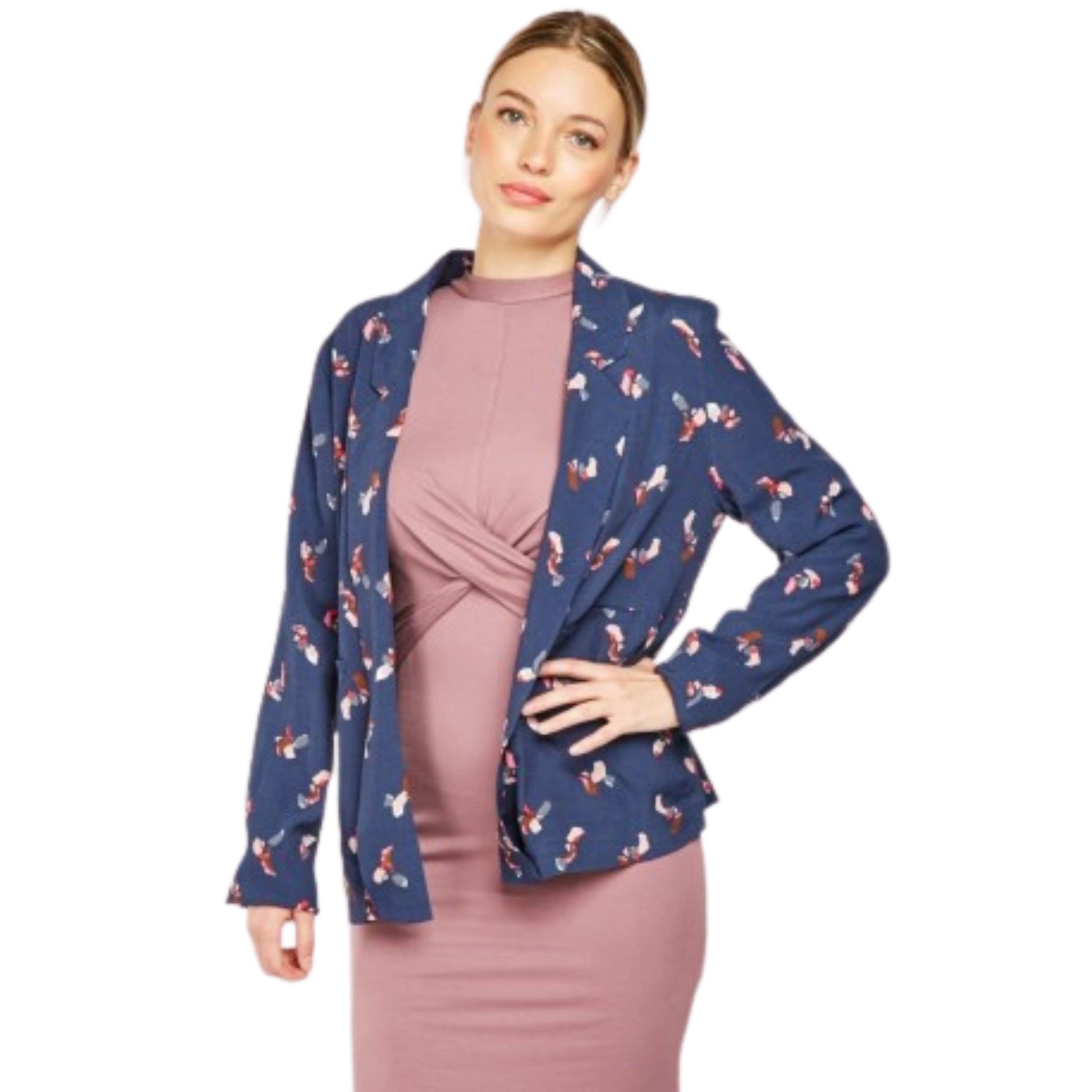 ART LOVE Womens Jackets ART LOVE - Printed design blazer