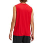 ASICS S / Red ASICS - Sleeveless Heather Tech Top