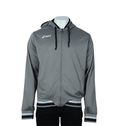 ASICS Mens Jackets XXL / Grey ASICS - Hooded drawstring jacket