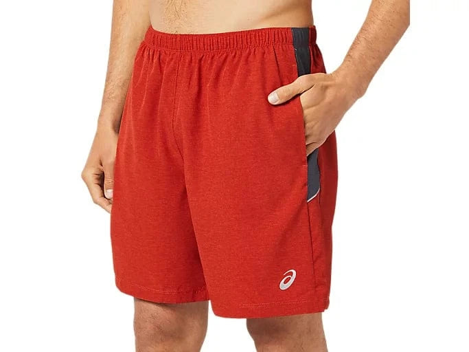 ASICS Mens sports 38W x 8L / Orange ASICS - Everyday Running Short