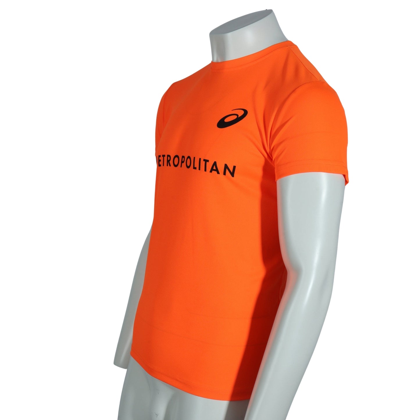 ASICS Mens sports L / Orange ASICS - Round Neck T-shirt