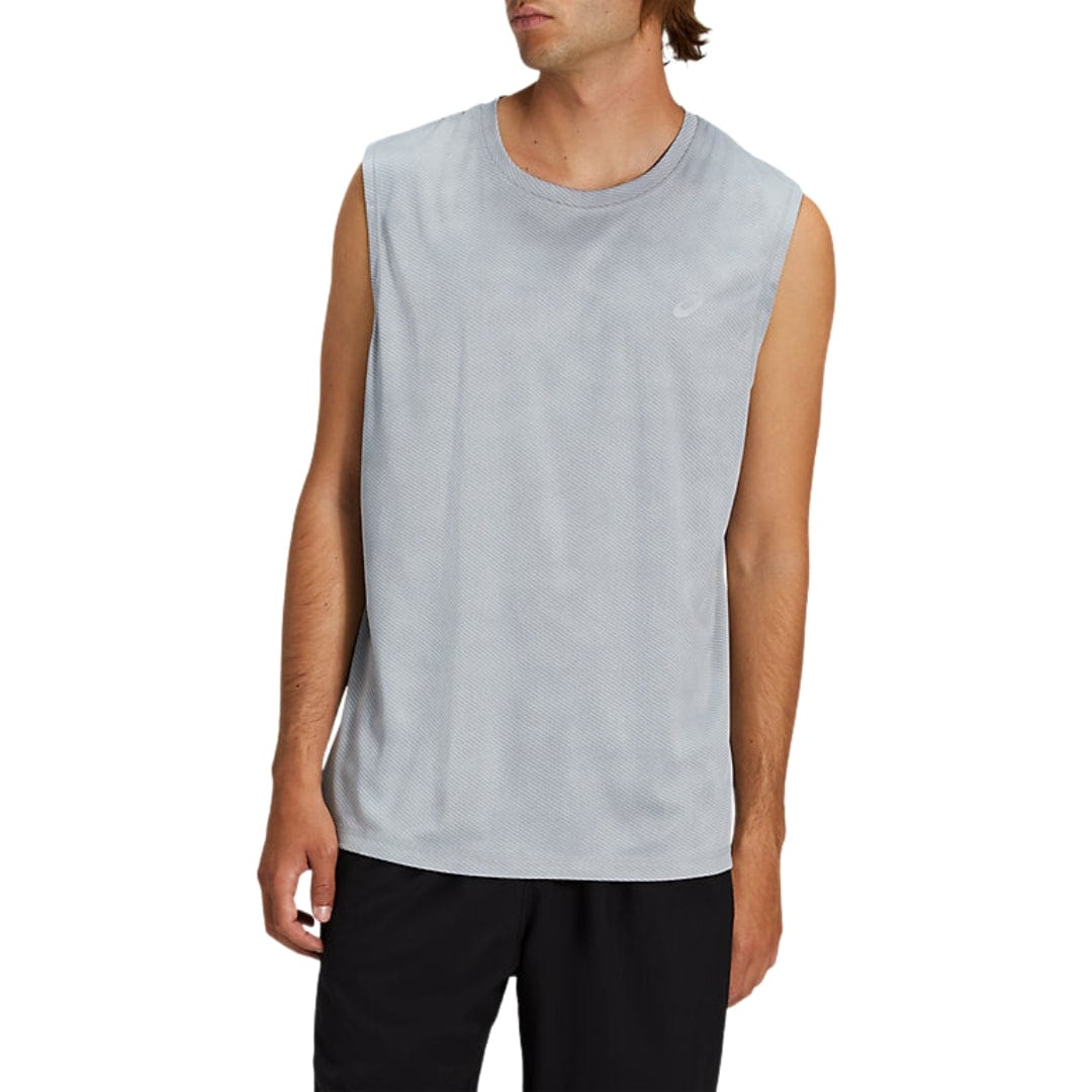 ASICS Mens sports S / Grey ASICS - Sleeveless Pr Lyte Top