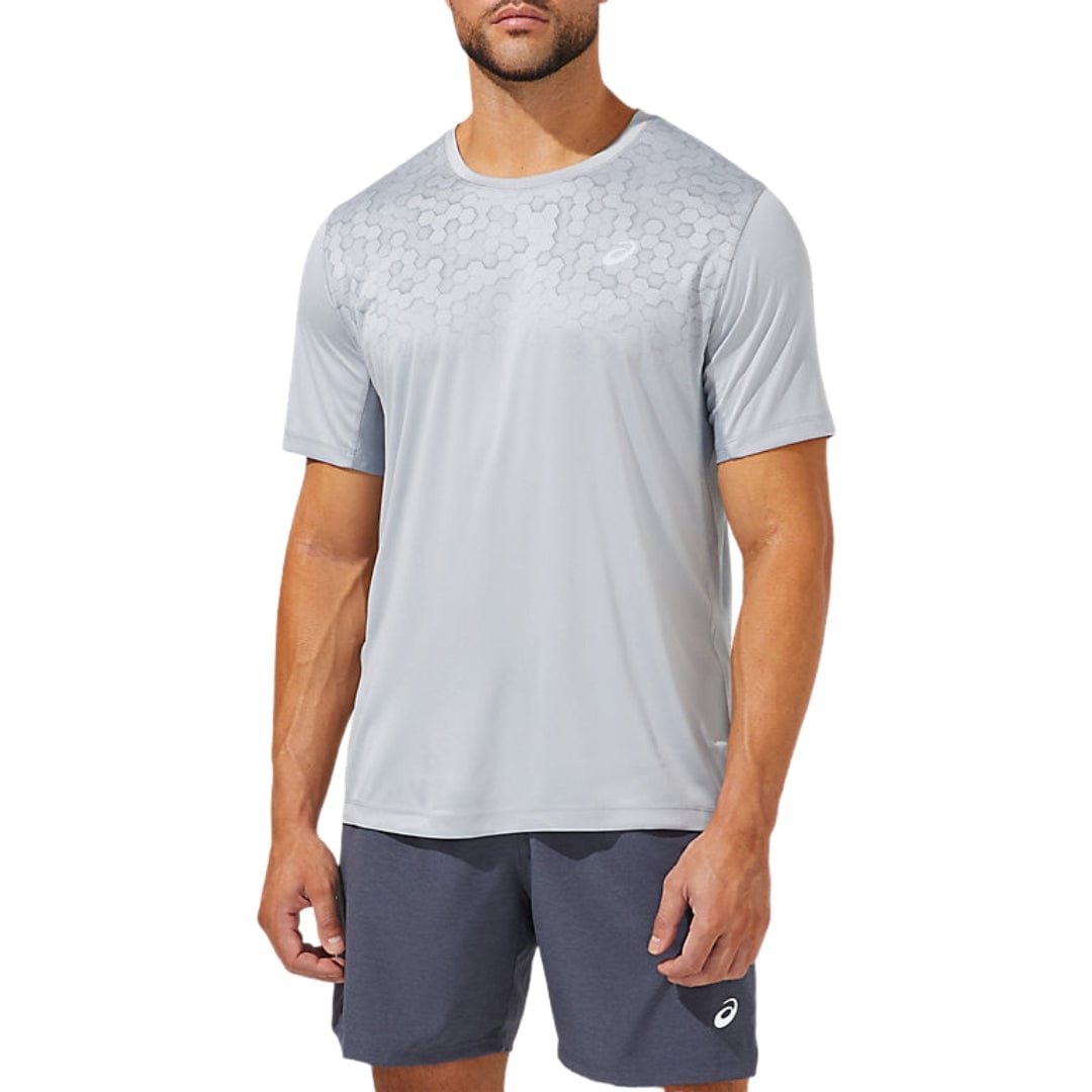 ASICS Mens sports L / Grey ASICS - Ss Speed Tech Top