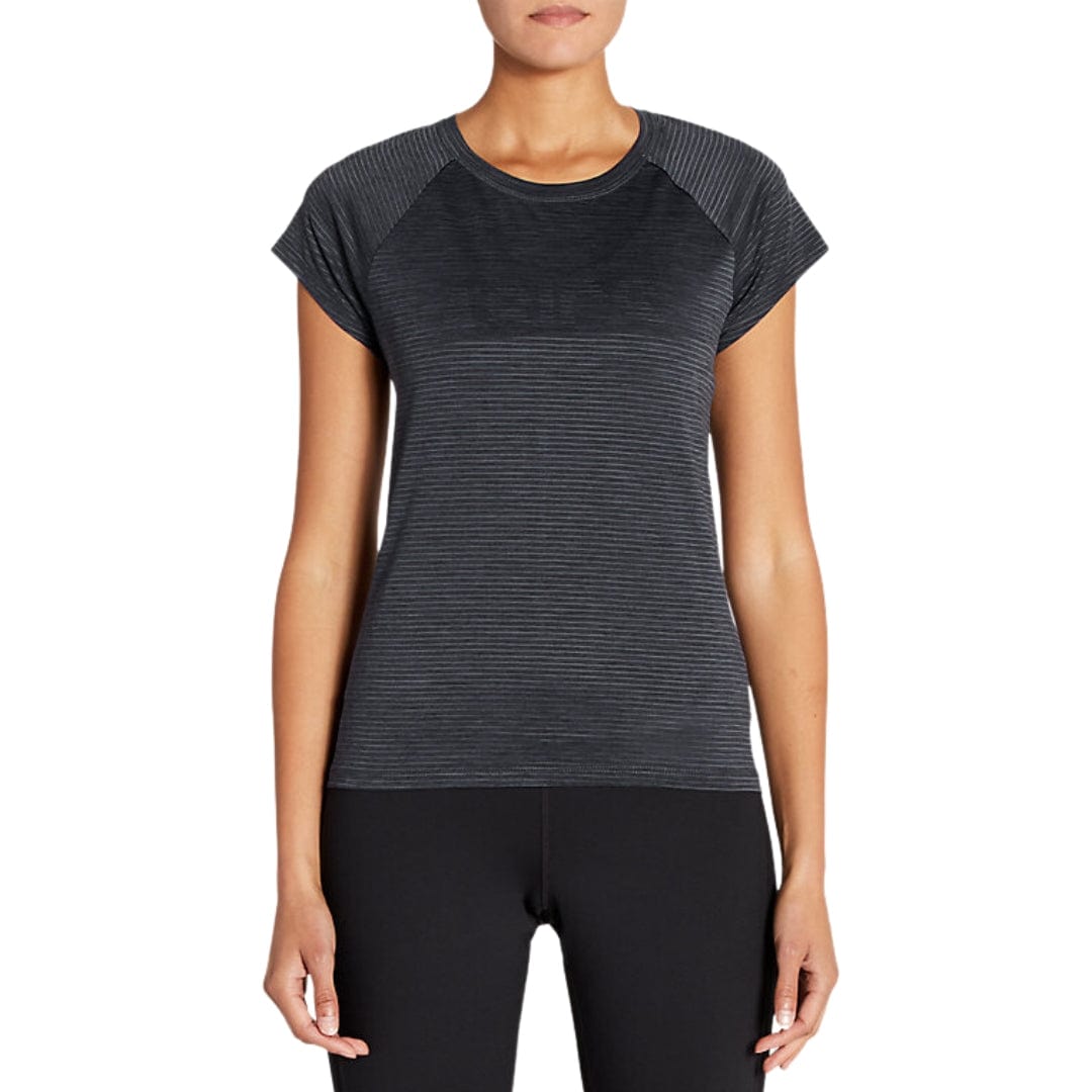 ASICS Womens sports S / Black ASICS - Short Sleeve Linear Training Top