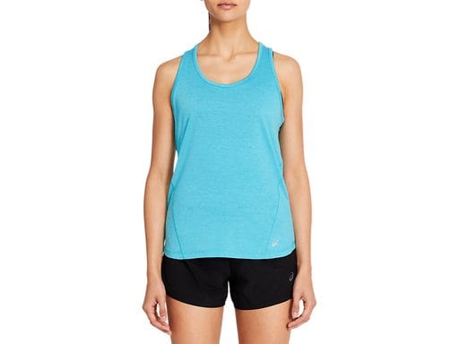 ASICS Womens sports S / Blue ASICS - Sleeveless Heathered Top