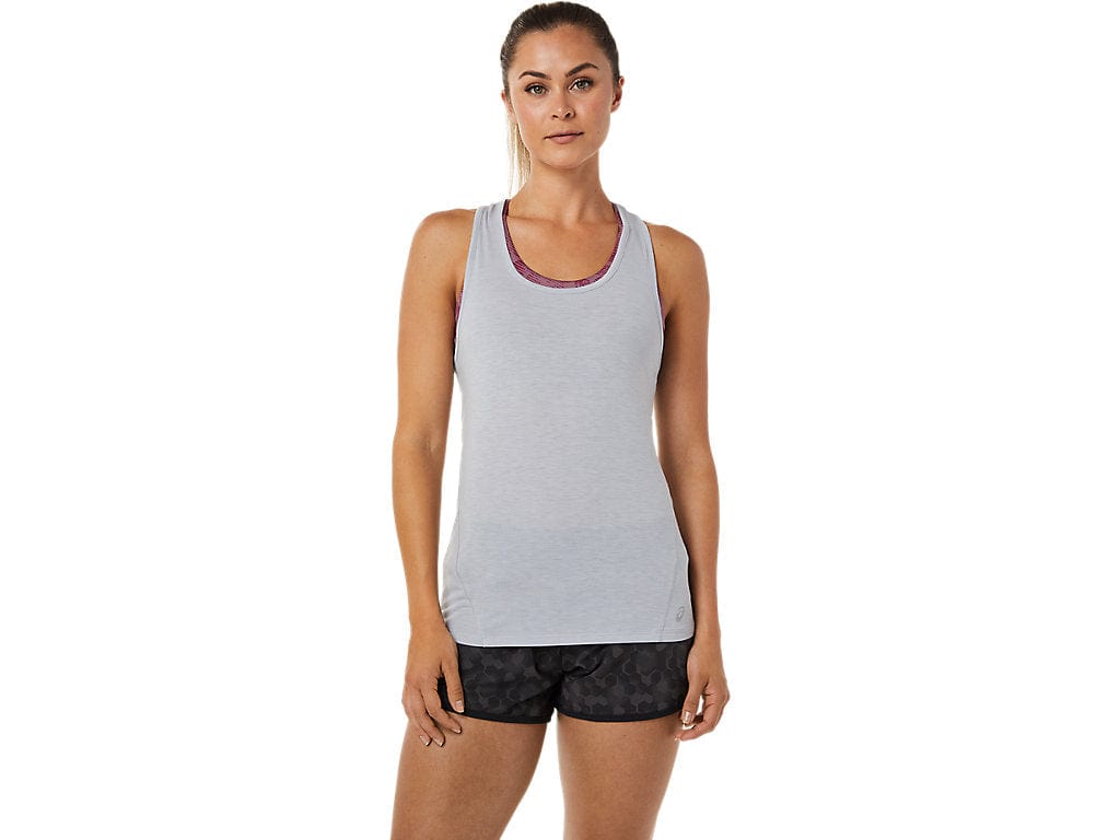 ASICS Womens sports S / Grey ASICS - Sleeveless Heathered Top