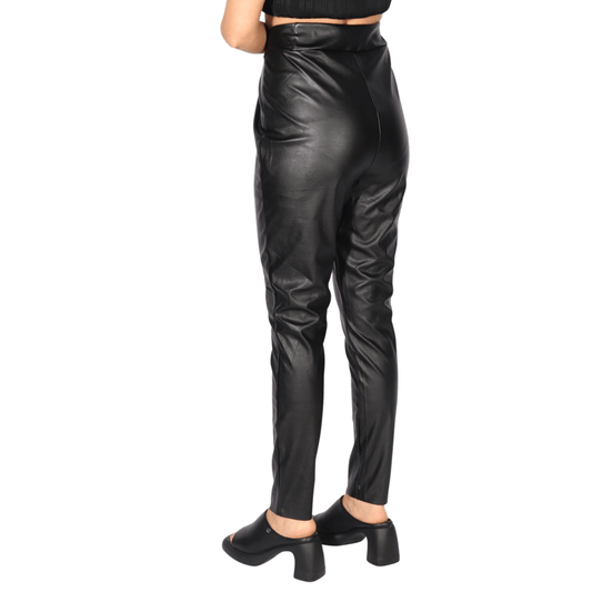 ASOS Womens Bottoms M / Black / 38 ASOS - Faux Leather Pant