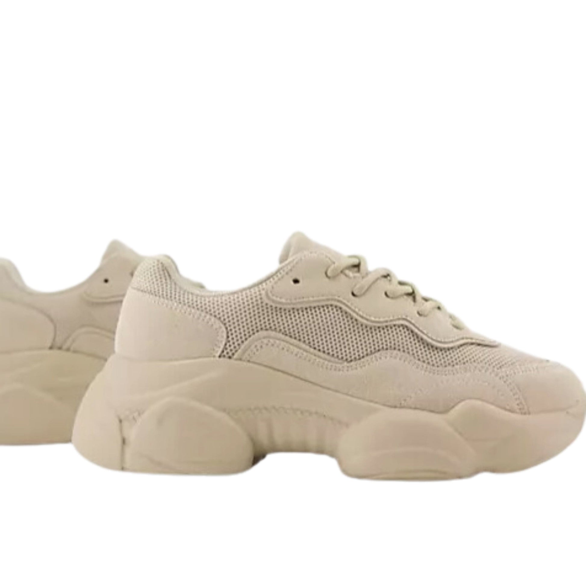 ASOS Womens Shoes 42 / Beige ASOS -  Wide Fit Divine chunky sneakers