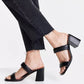 ASOS Womens Shoes 35 / Black ASOS -  Wide Fit Hyatt Padded Mules