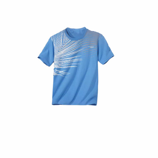 ATLAS FOR MEN Mens Tops XXXL / Blue ATLAS FOR MEN - Round Neck Short Sleves T-Shirt