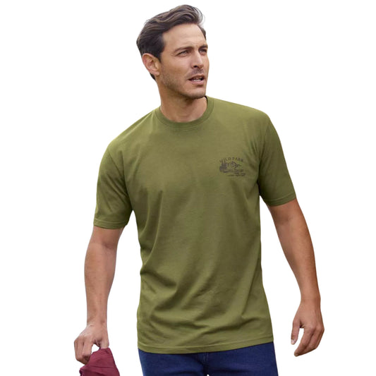 ATLAS FOR MEN Mens Tops XL / Green ATLAS FOR MEN - Solid coton shirt