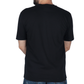 ATLAS FOR MEN Mens Tops M / Black ATLAS FOR MEN - Solid cotton front stitch design t-shirt