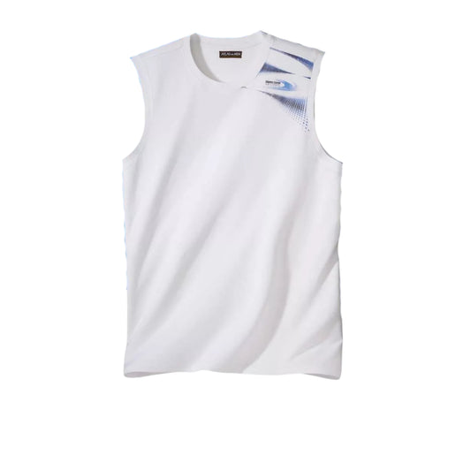 ATLAS FOR MEN - Simple palin cotton tank top