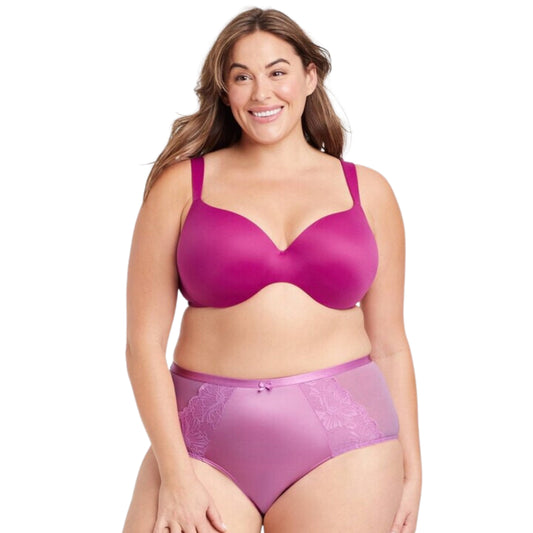 AUDEN Womens Underwear XXXL / PInk AUDEN - Women's Plus Size Lace Briefs