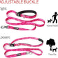 AZUZA Pet Accessories Pink AZUZA - Reflective Dog Collar and Leash Set