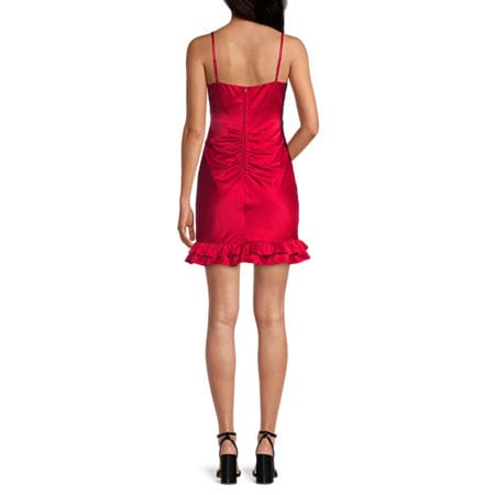 B.SMART Womens Dress L / Red B.SMART - Sleeveless Bodycon Dress