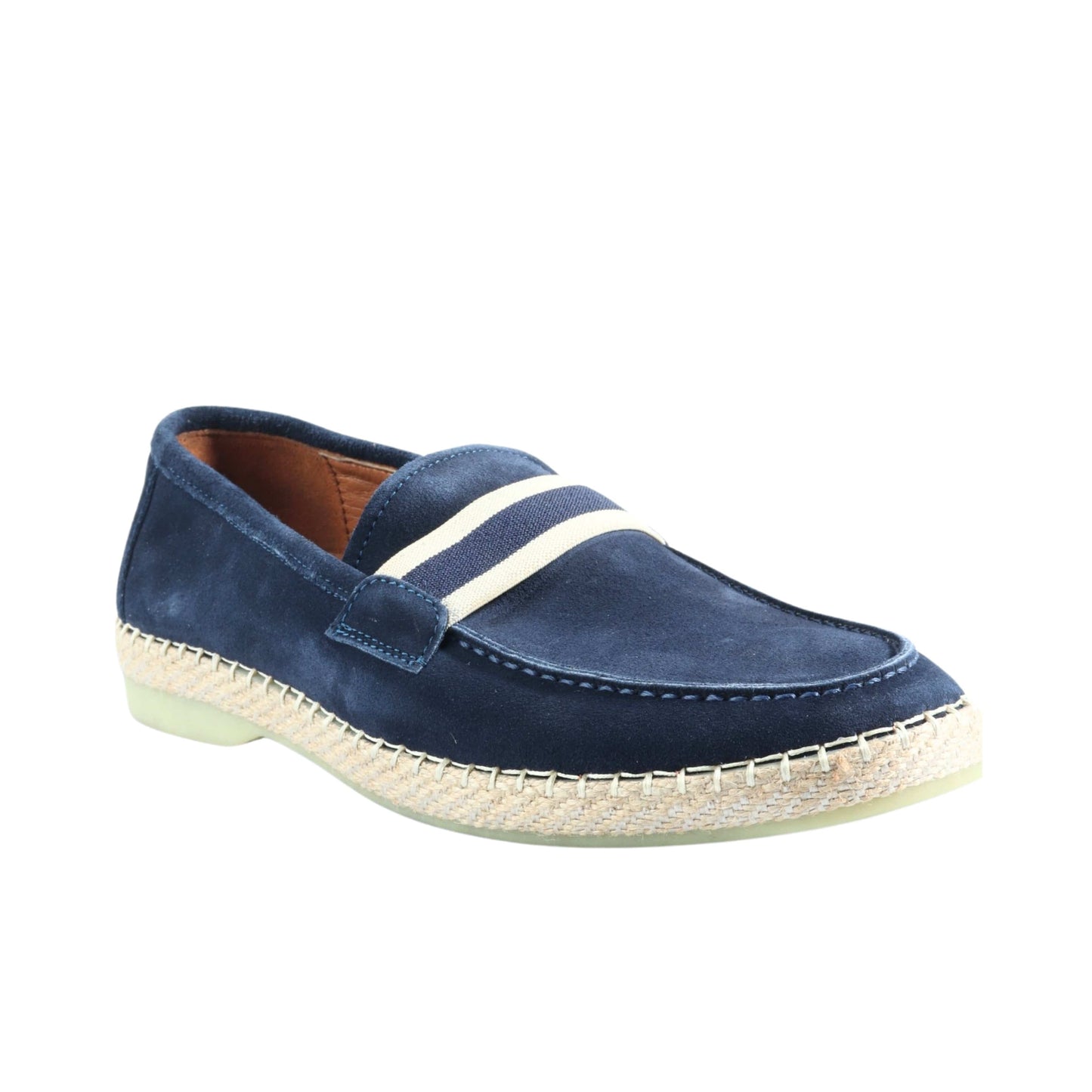 BAMBI Mens Shoes 43 / Dark blue BAMBI - SUEDE ESPADRILLE Loafers