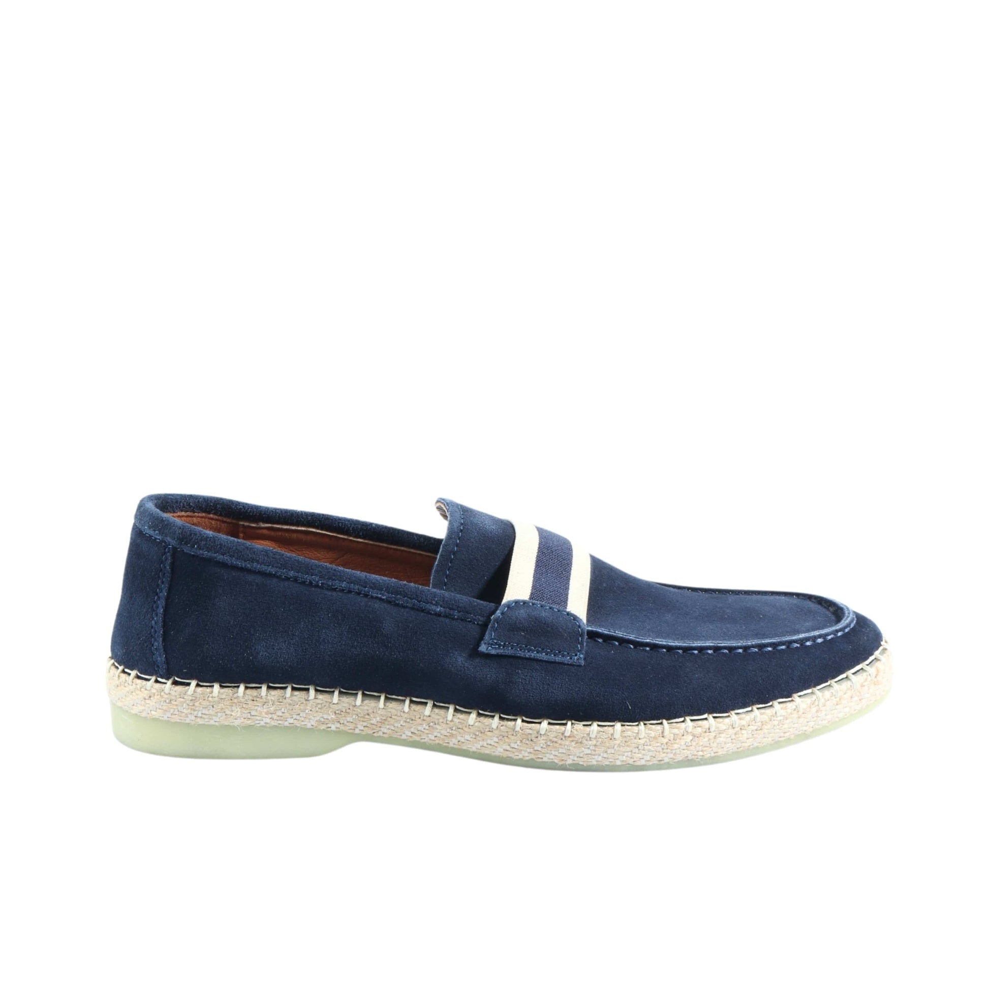 BAMBI Mens Shoes 43 / Dark blue BAMBI - SUEDE ESPADRILLE Loafers