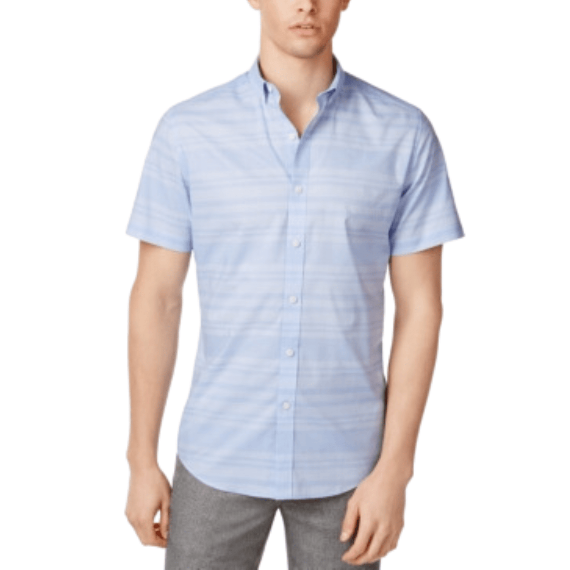 BAR III Mens Tops S / Blue BAR III - Out Slim-Fit Shirts