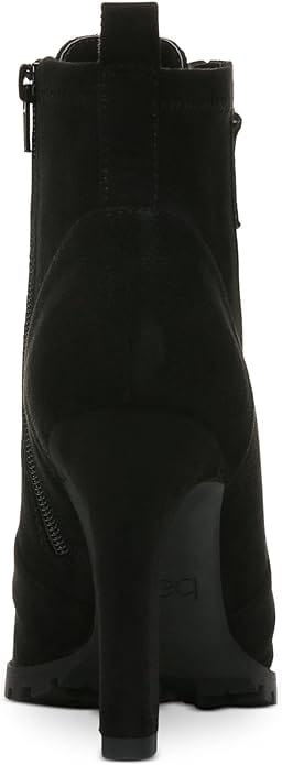 BAR III Womens Shoes 42 / Black BAR III - Faux Suede Peep Toe Heels