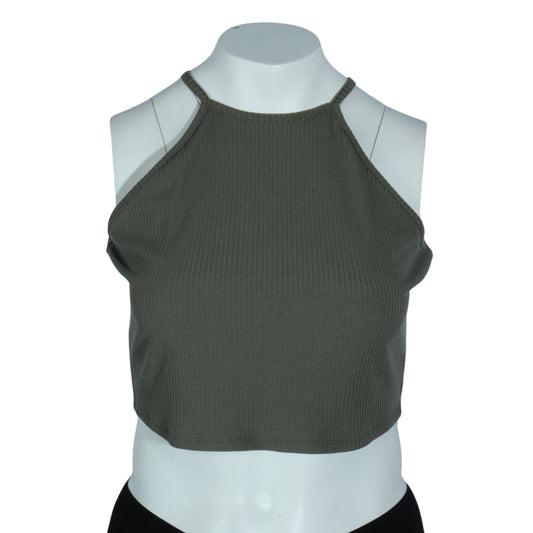 BAR III Womens Tops XXL / Green BAR III - Pull Over Crop Top