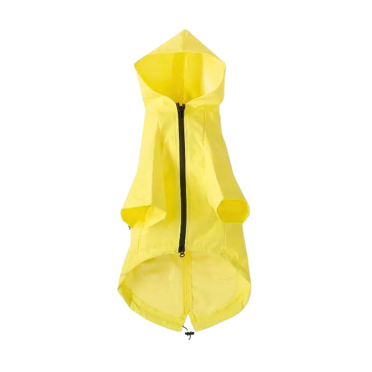 BARK Pet Accessories L / Yellow BARK - Dry Dog Hooded Yellow Raincoat