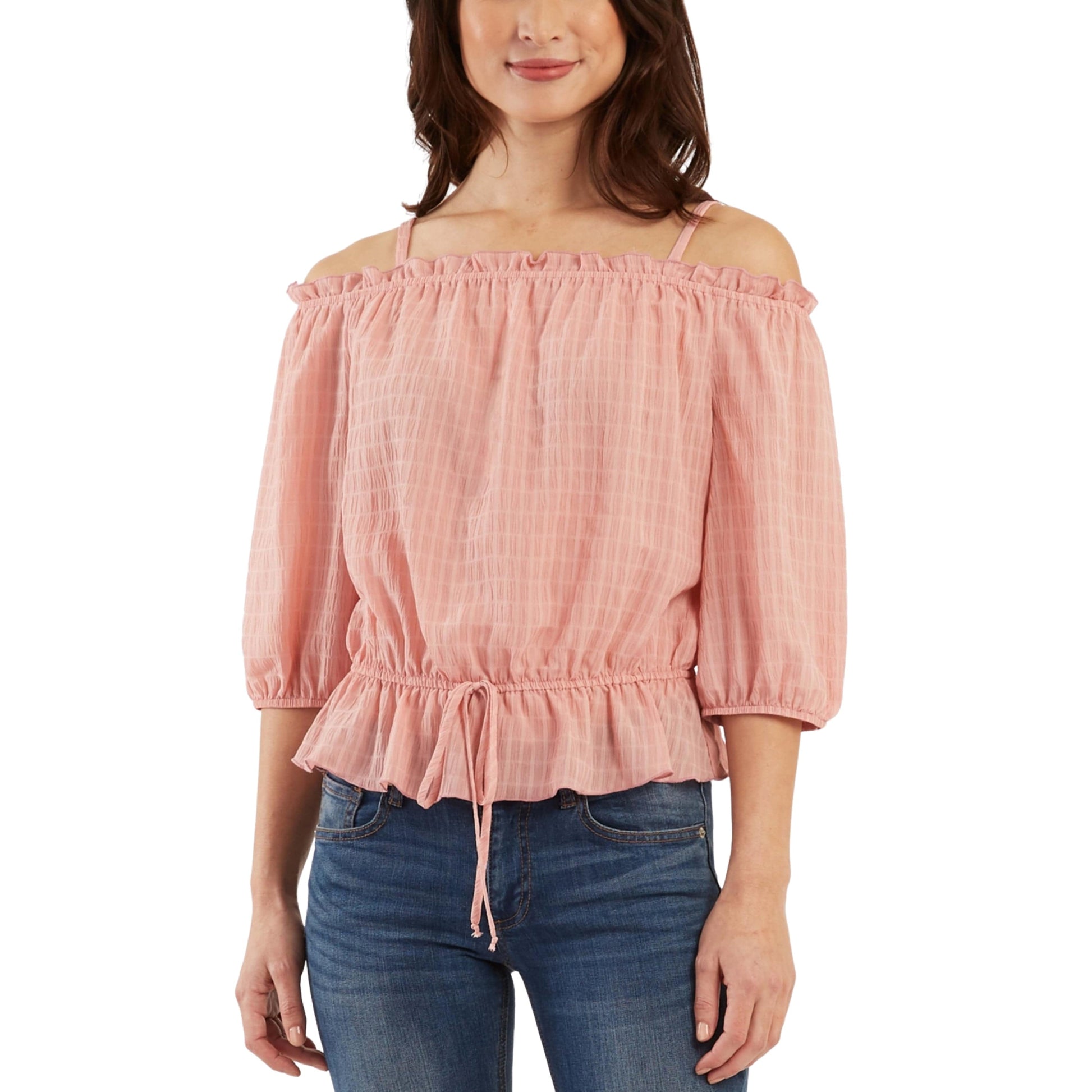 BCX Womens Tops M / Pink BCX - Off-the-Shoulder Top