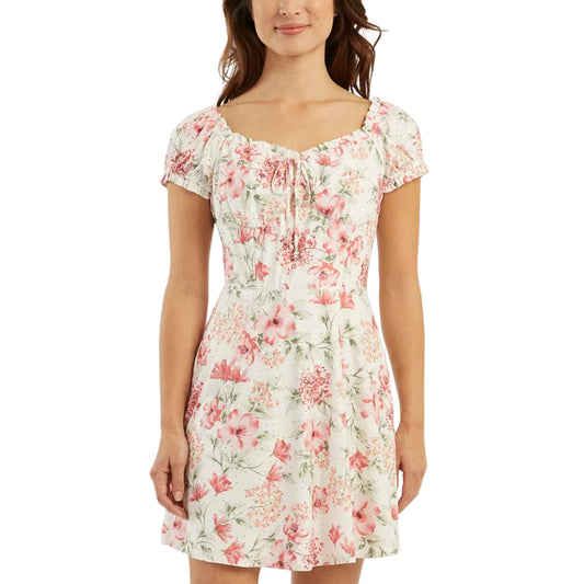 BCX - Floral-Print short Dress