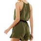BEBOP Womens Overall S / Green BEBOP - Halter Shorts Romper