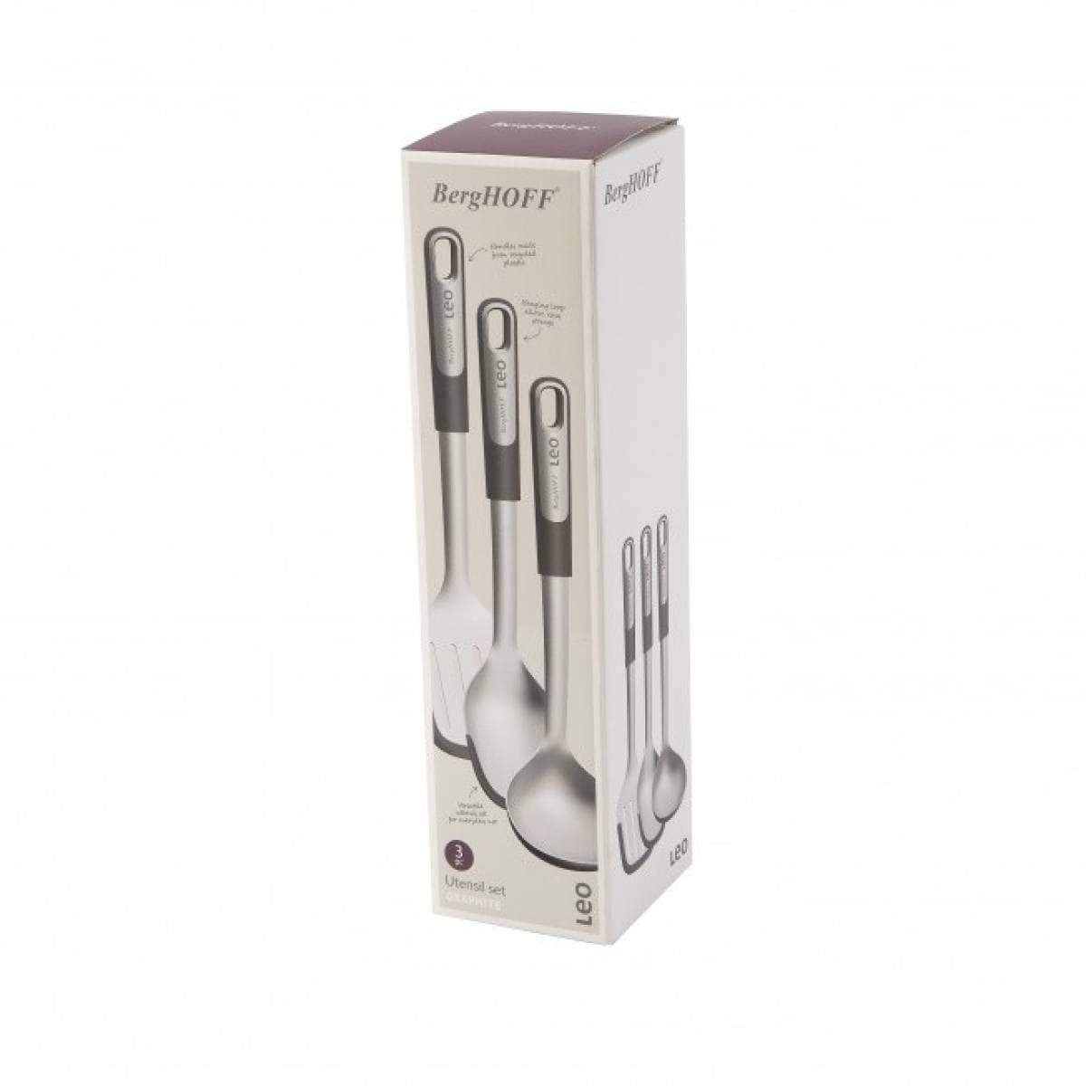 BERGHOFF Kitchenware BERGHOFF - 3-pc utensil set Graphite