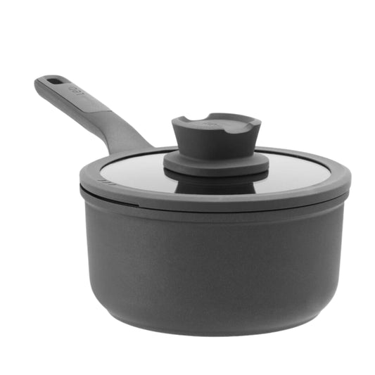 BERGHOFF Kitchenware BERGHOFF -  Stone+ Covered Non-stick Saucepan