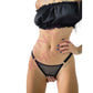BEYOND Womens Underwear One Size / Black BEYOND -  Erotic Panties