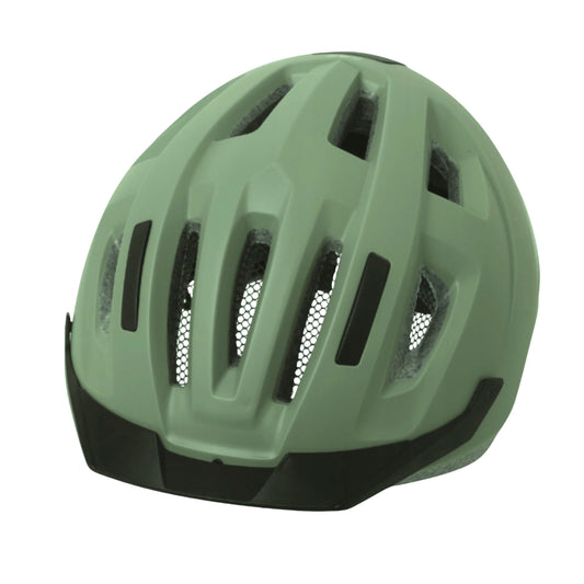 BIKEMATE Sports Accessories Green BIKEMATE - In-mold bike helmet with LED lighting