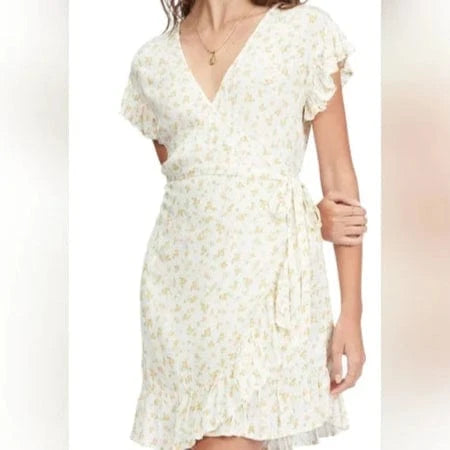 BILLABONG Womens Dress M / Multi-Color BILLABONG - Wrap And Roll Woven Dress