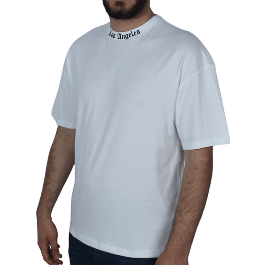 BLACK SQUAD Mens Tops XL / White BLACK SQUAD - Halter Crew Neck