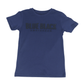 BLUE BLACK Boys Tops XS / Navy BLUE BLACK - Solid color graphic print style t-shirt