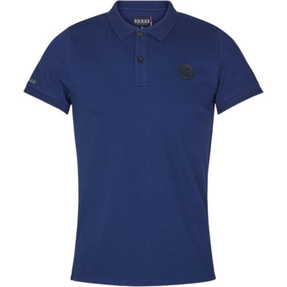 BLUE BLACK Mens Tops S / Navy BLUE BLACK - Polo Collar Neck